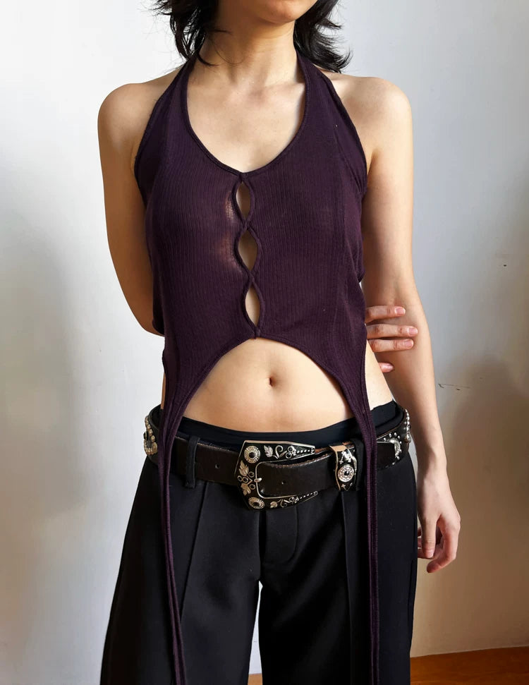 Modular Halter Cut-Out Top