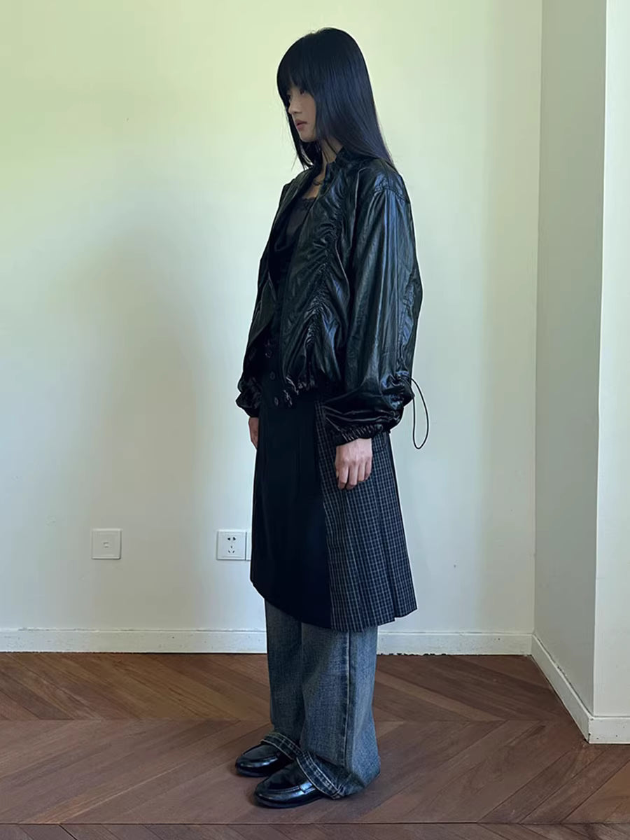 Kinetic Sheen Technical Shell Bomber Jacket