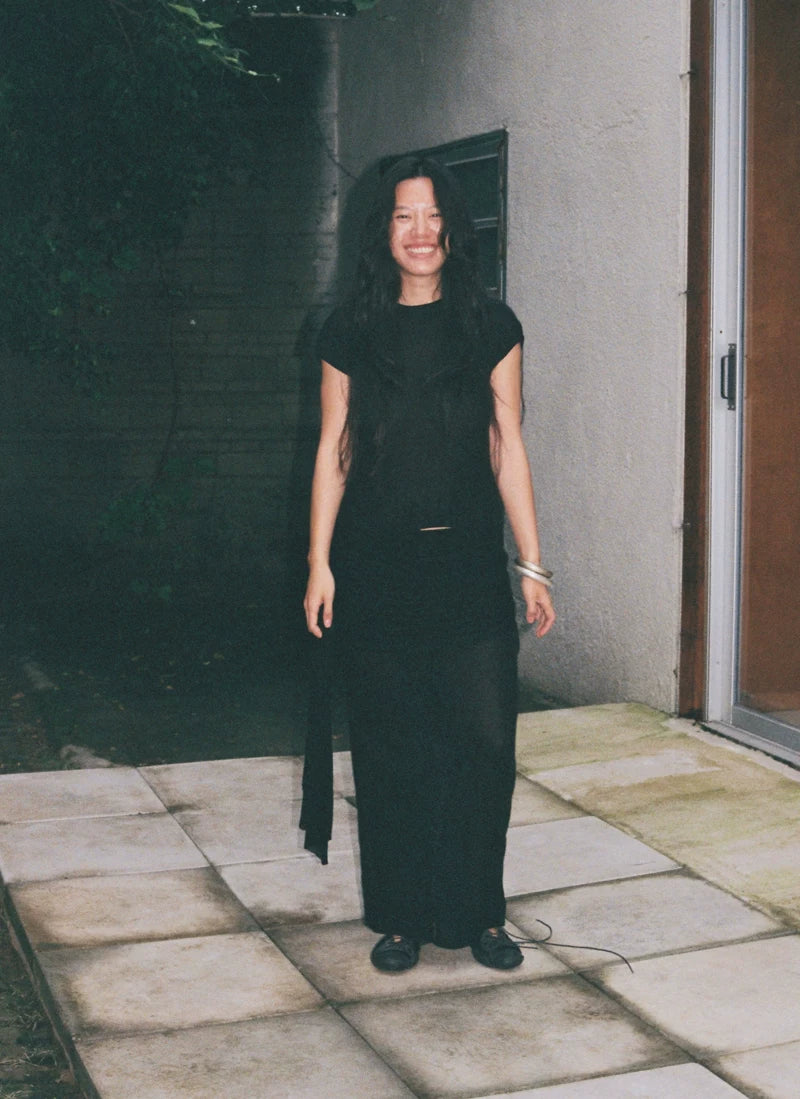 Aperture Wool-Blend Skirt
