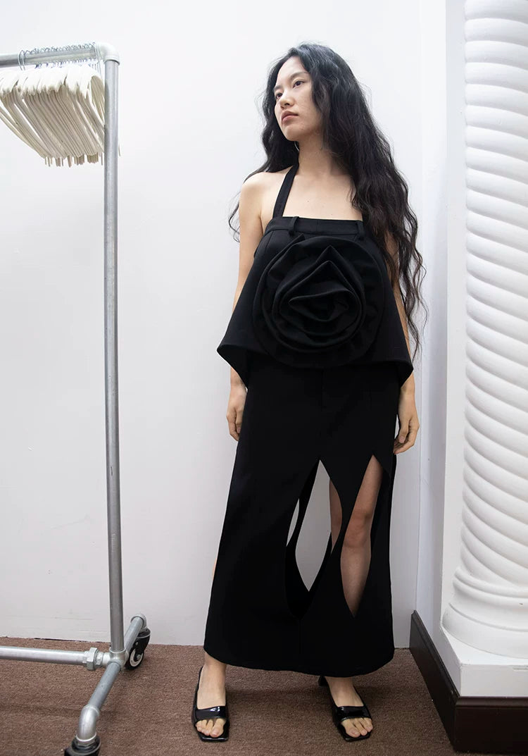 Rosette Void Dress