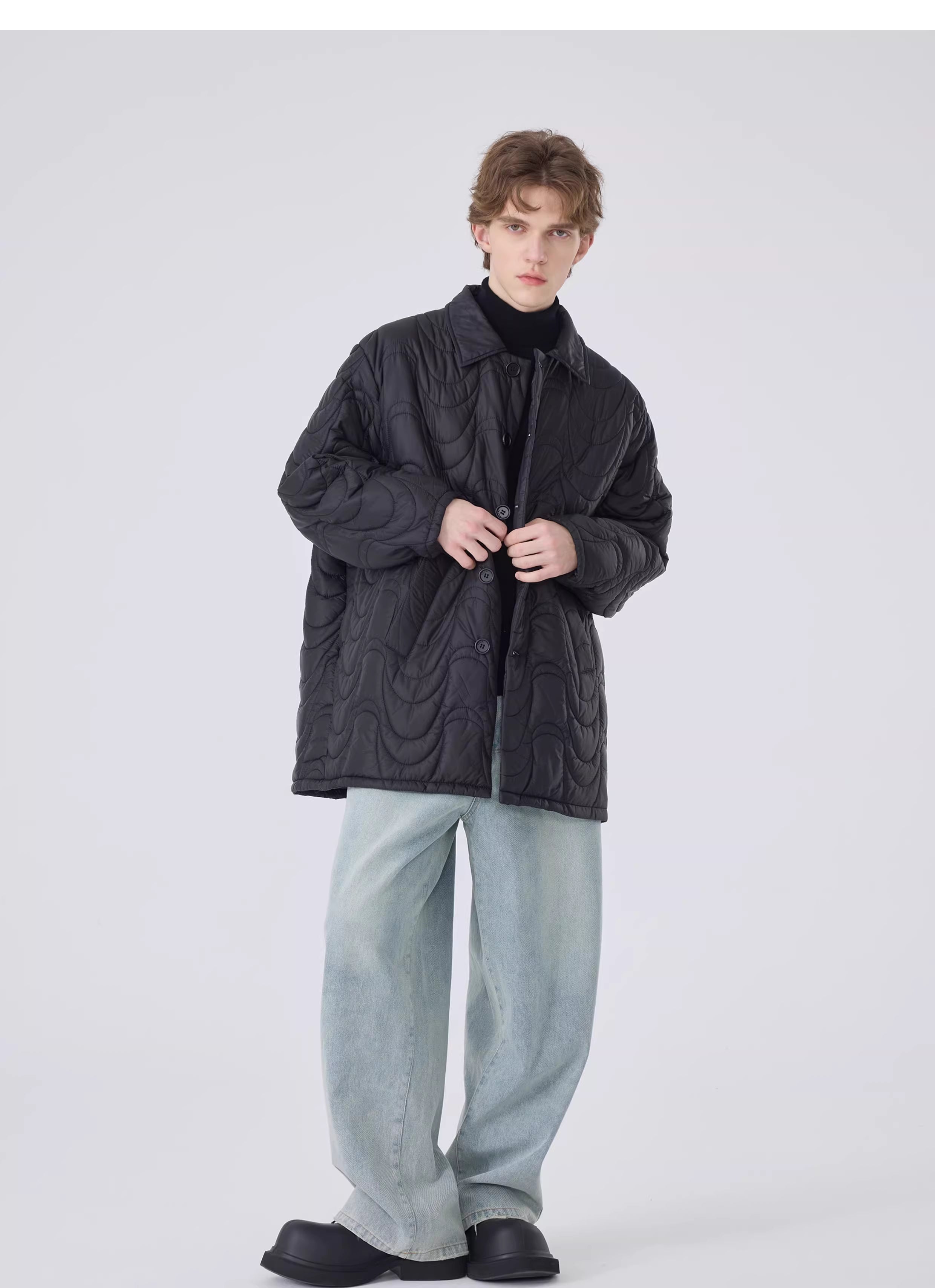 Obsidian Tide Quilted Parka