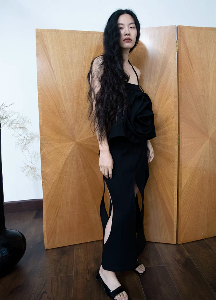 Rosette Void Dress