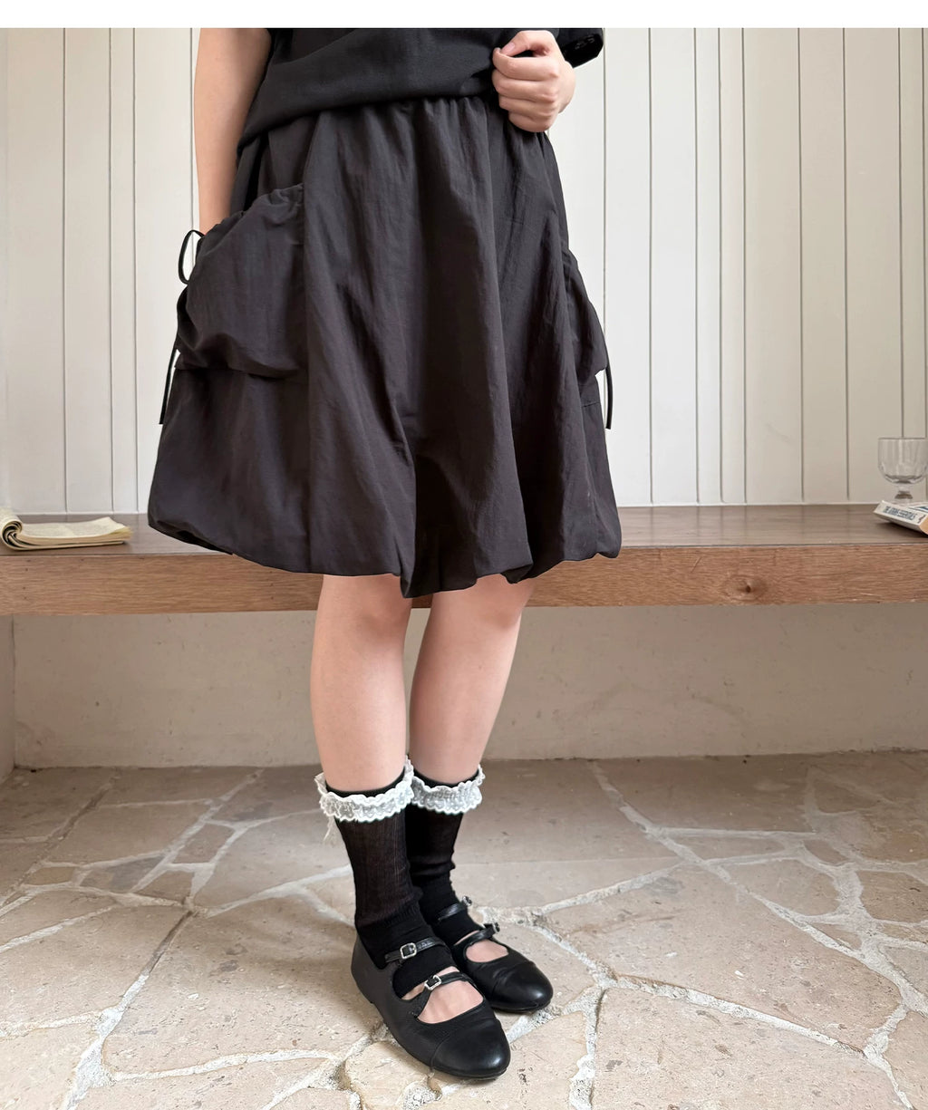 Flower Bud A-Line Skirt