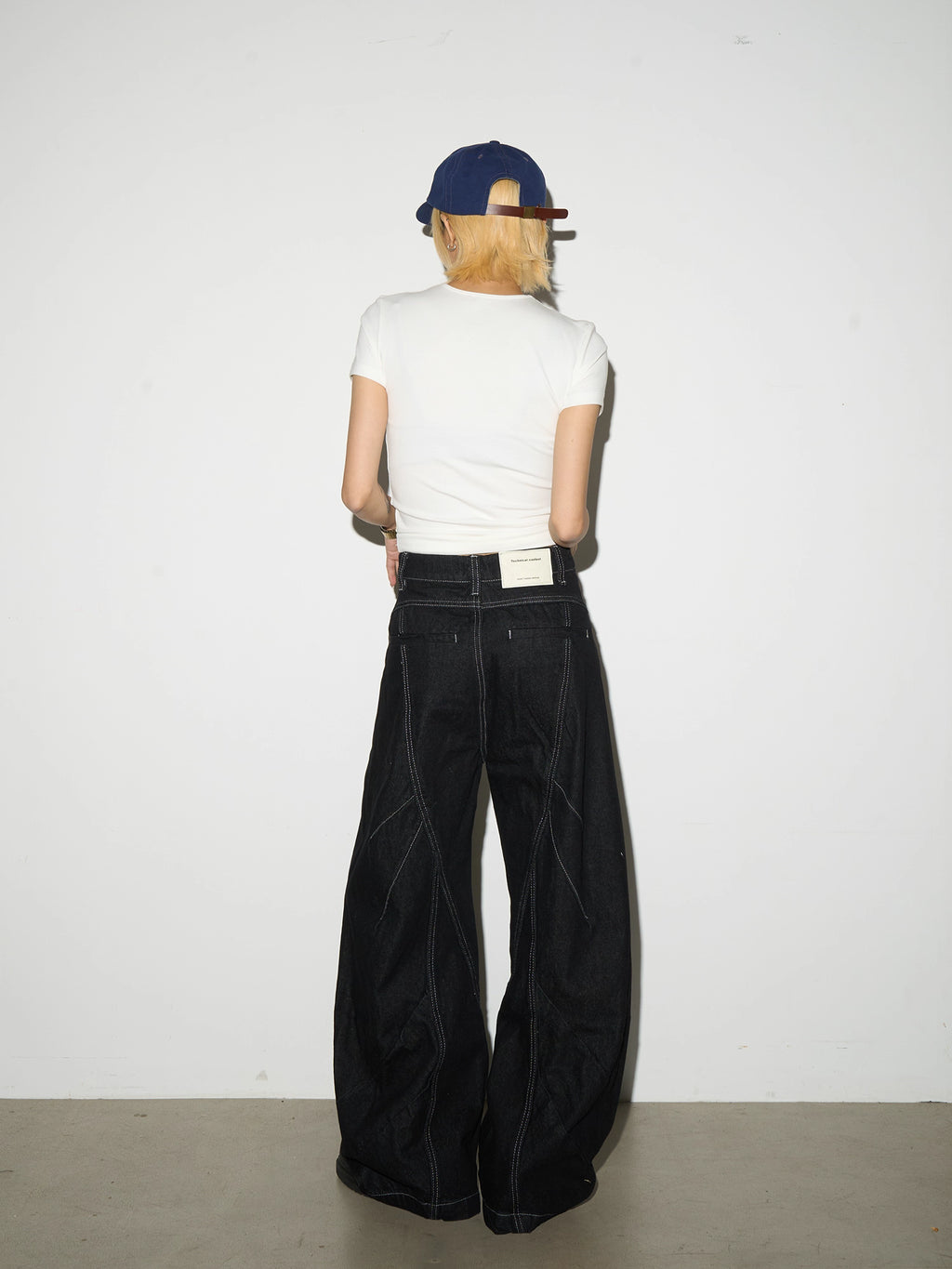 Contrast Stitch Detail Jeans