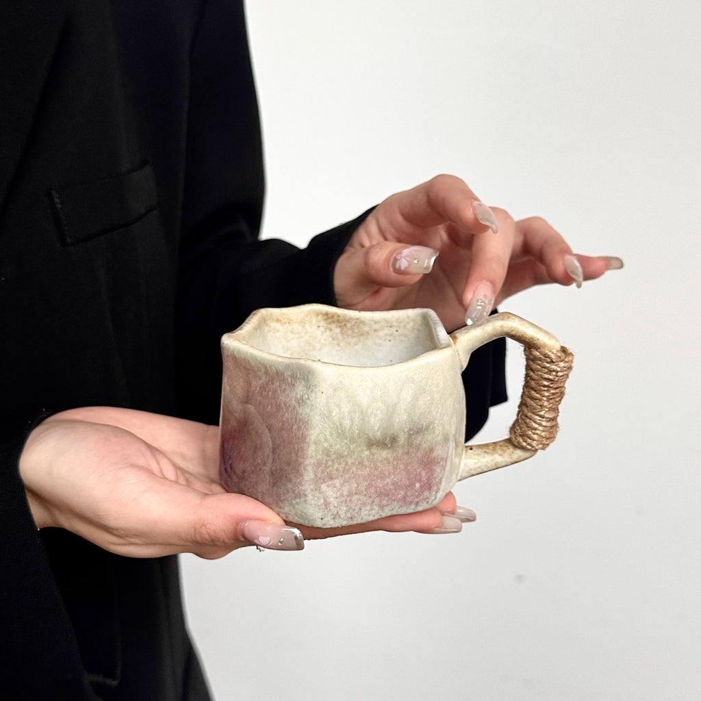 Sculptural Glazed Mug