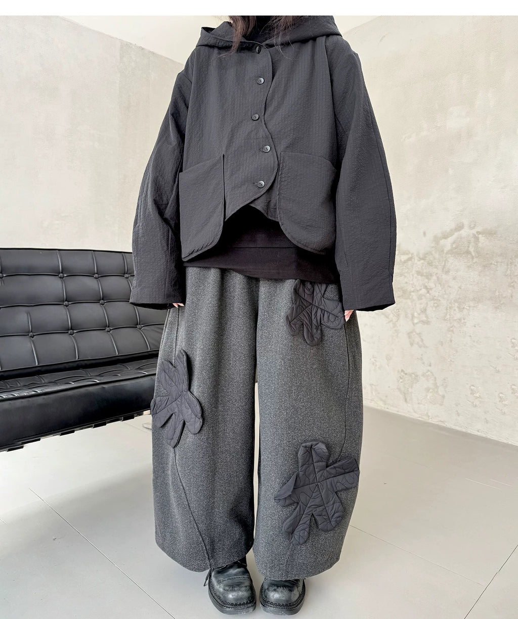 Shadow Hooded Quilted Jacket