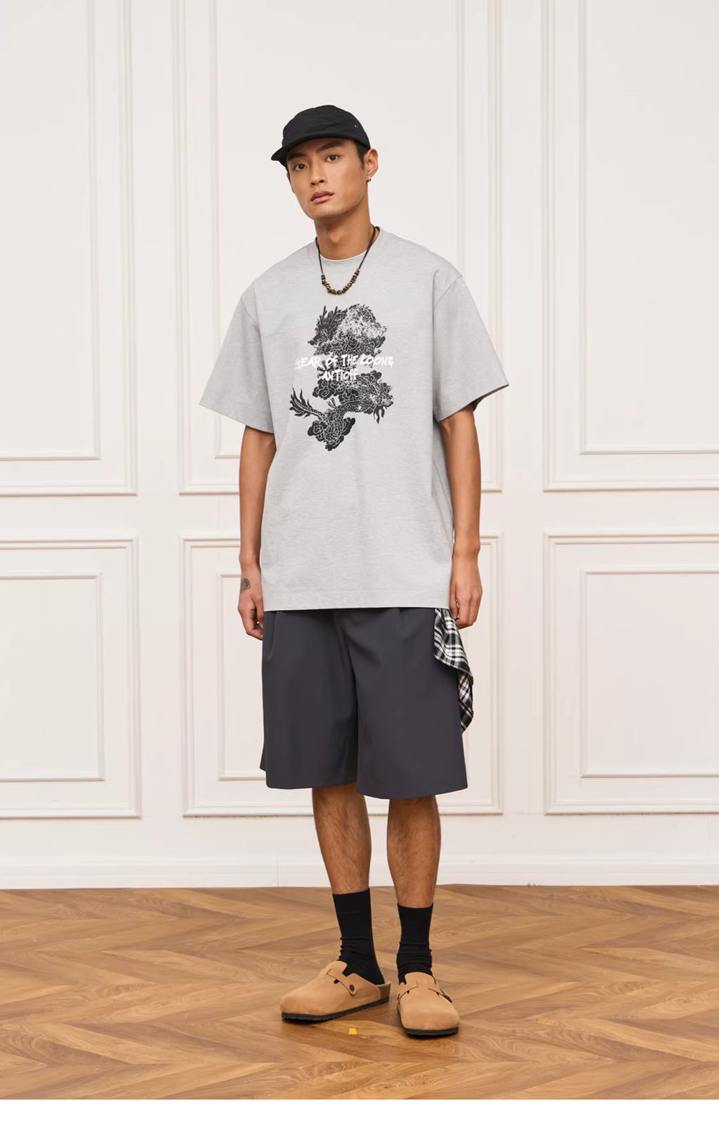 Interval Longline Pleated Suit Shorts