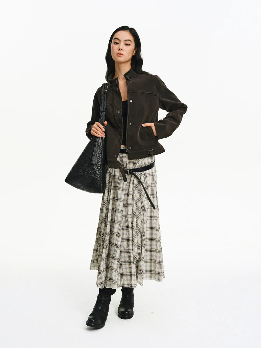 Strapline Cropped Jacket