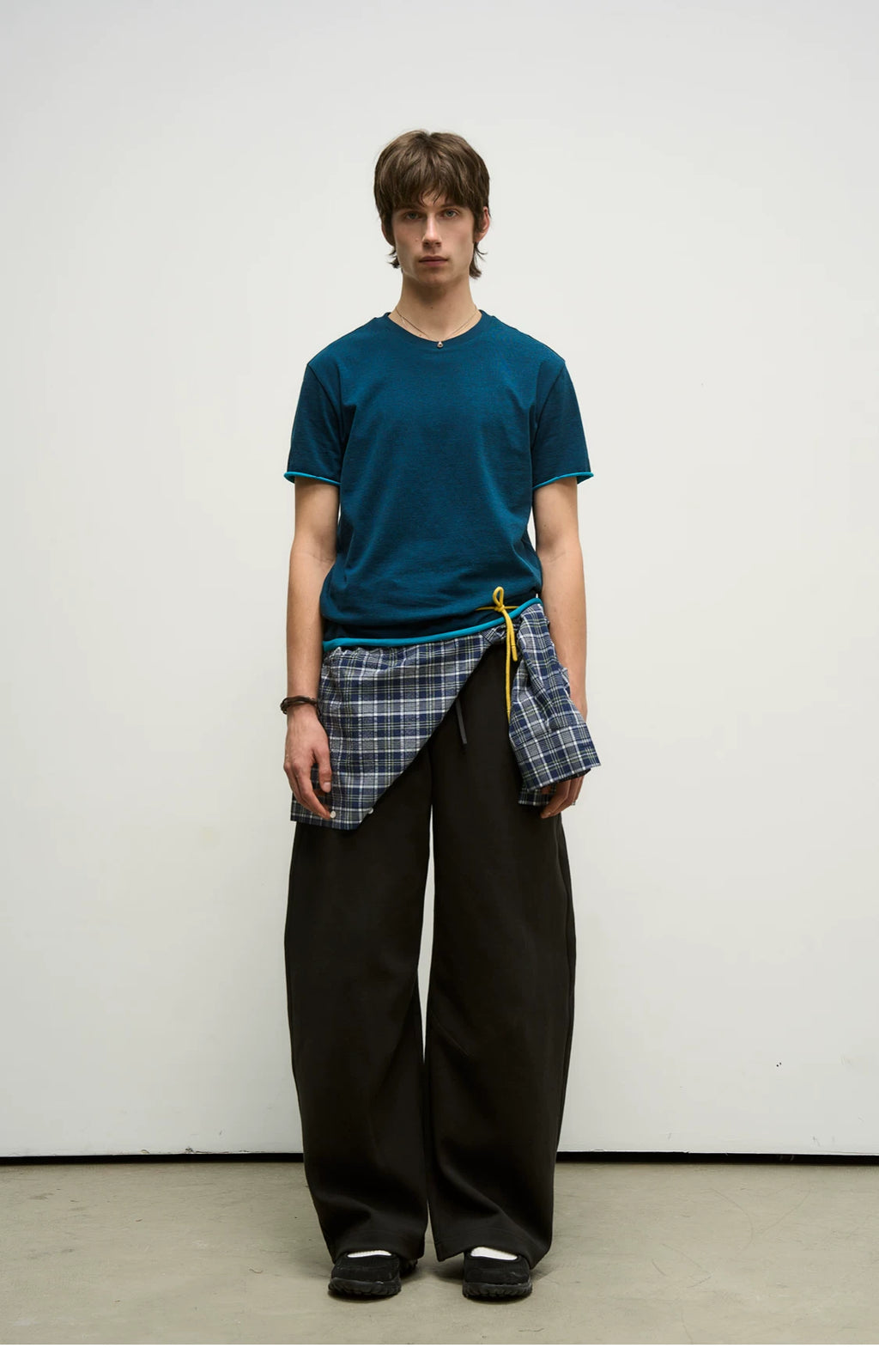 Hybrid Reconstructed Wide-Leg Sweatpants