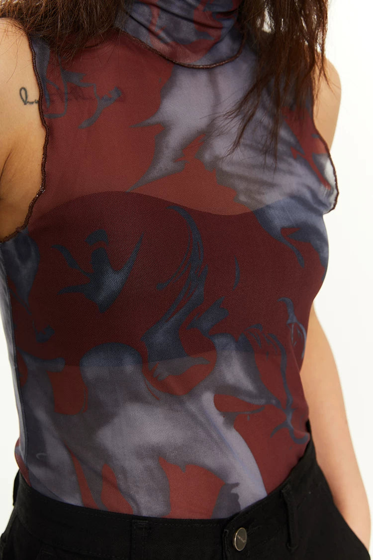 Phantom Bloom Mesh Tank