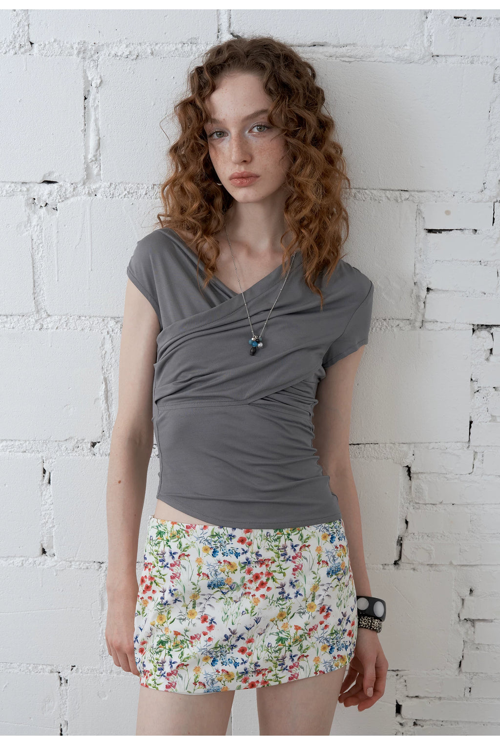 Cross-Drape Top