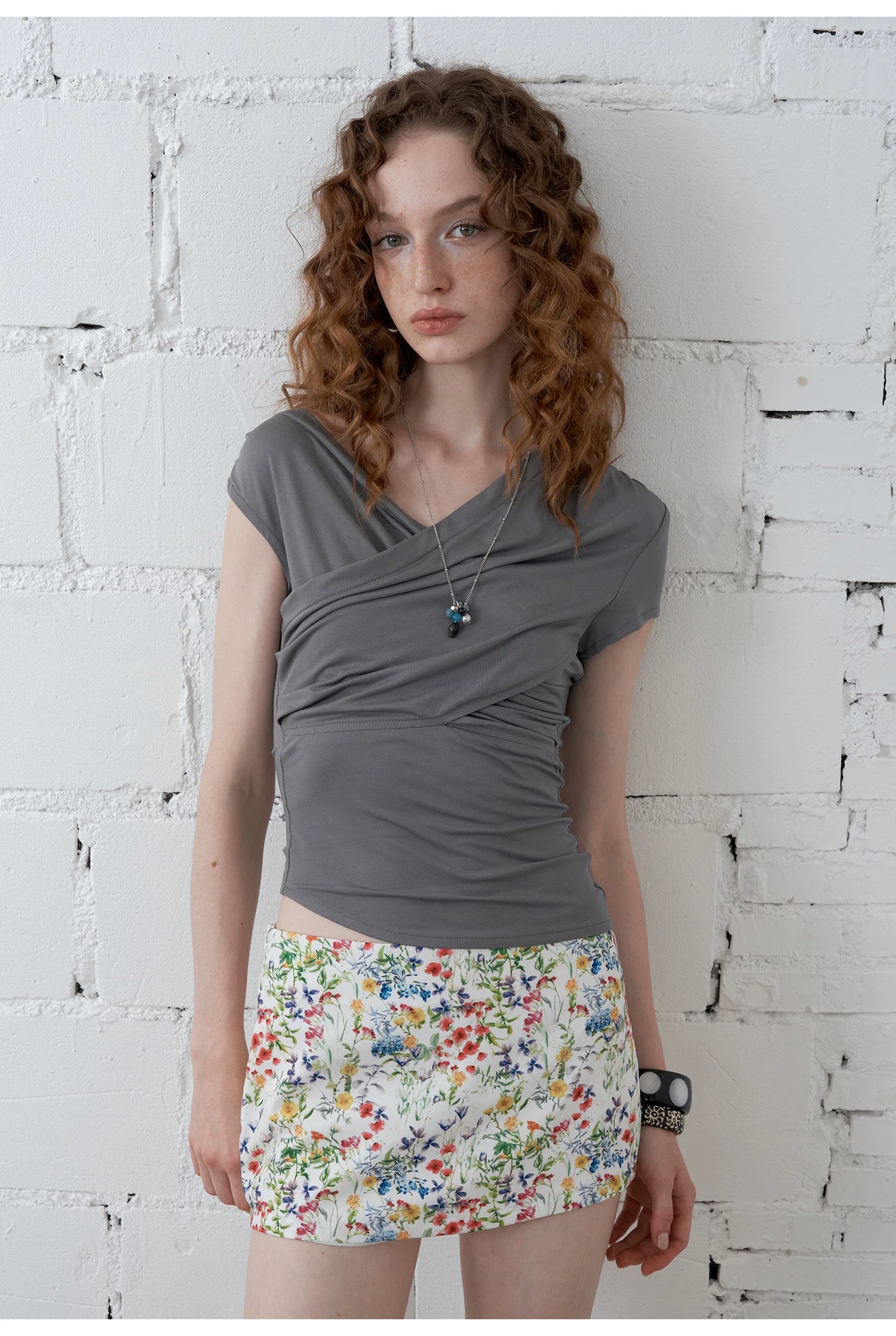 Cross-Drape Top