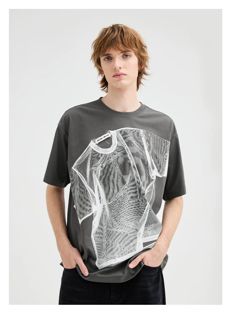 Trompe L’Oeil Print Tee