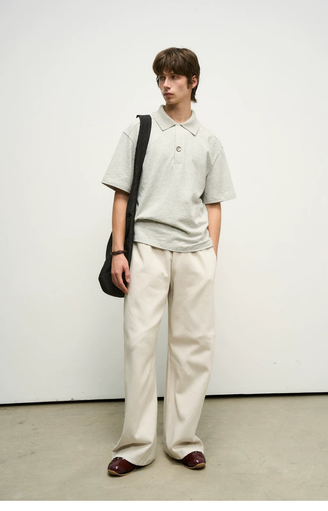 Hybrid Reconstructed Wide-Leg Sweatpants