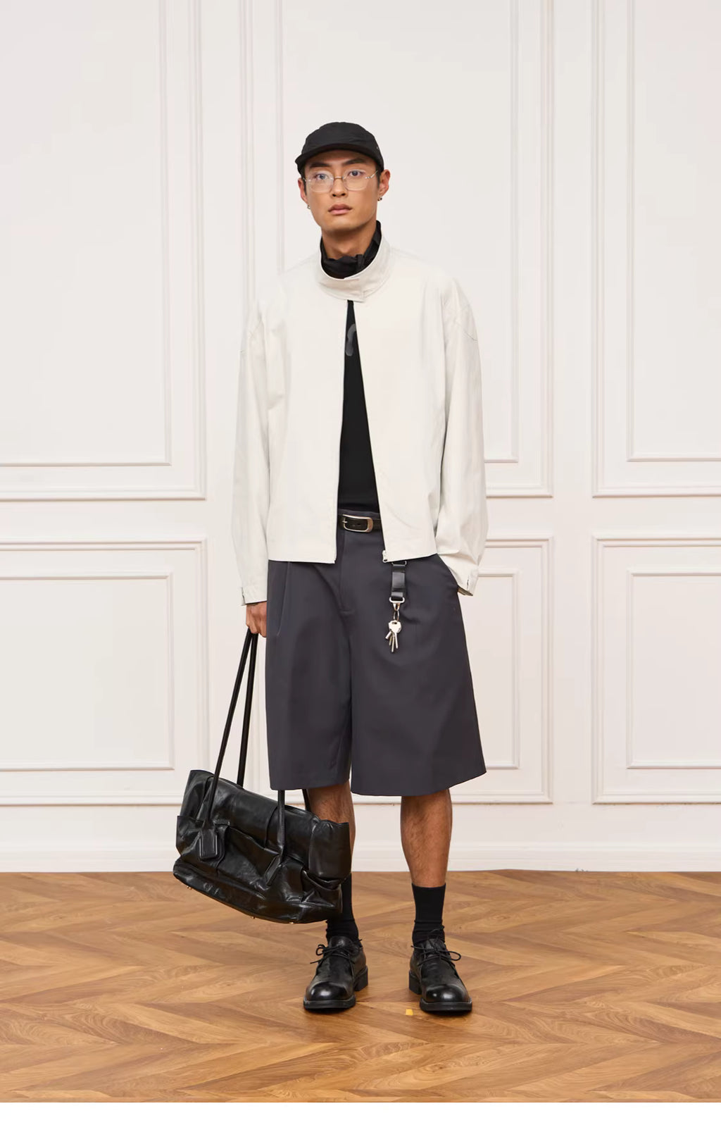 Interval Longline Pleated Suit Shorts