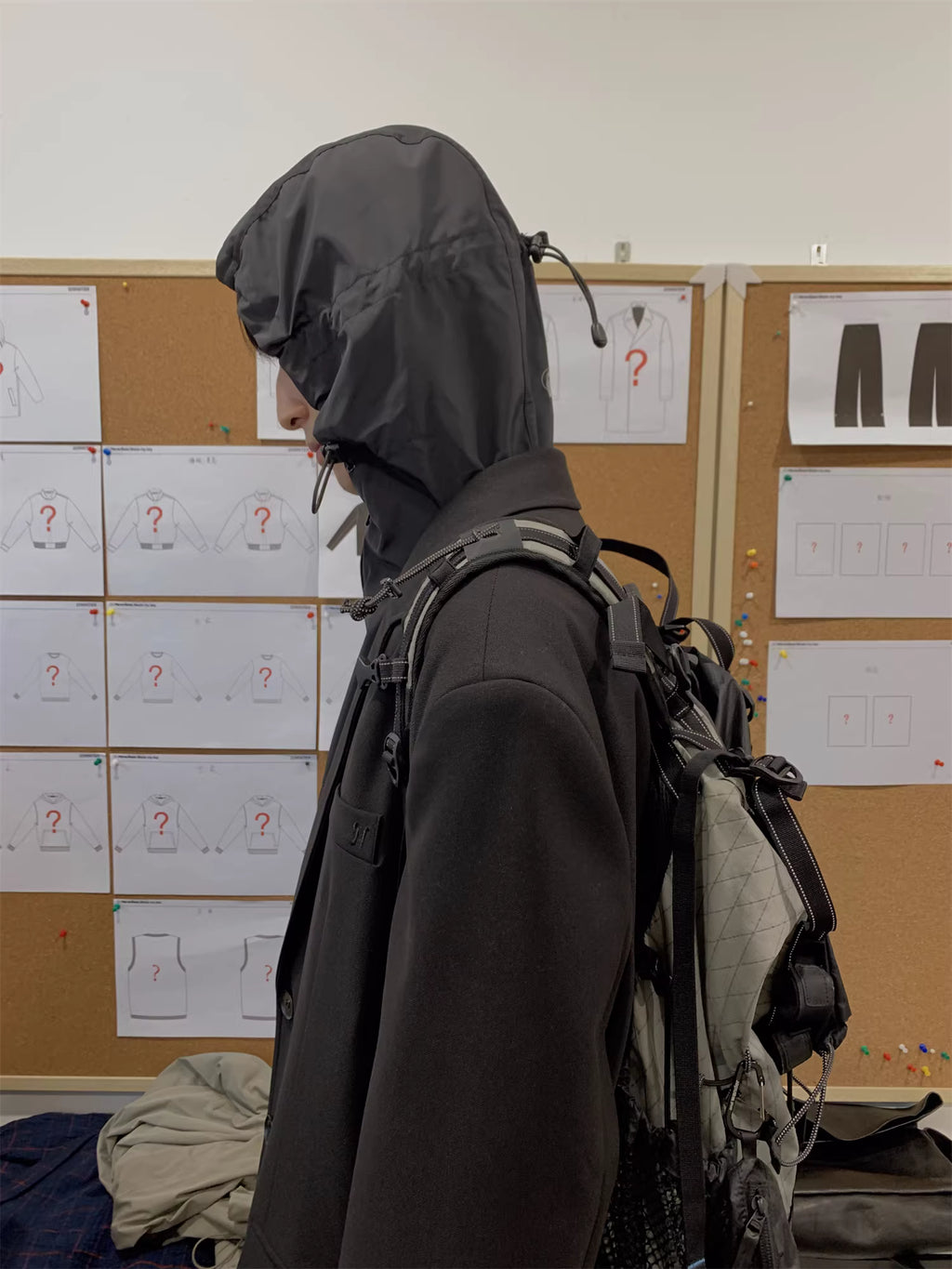 Technical Asymmetric Zip Windbreaker