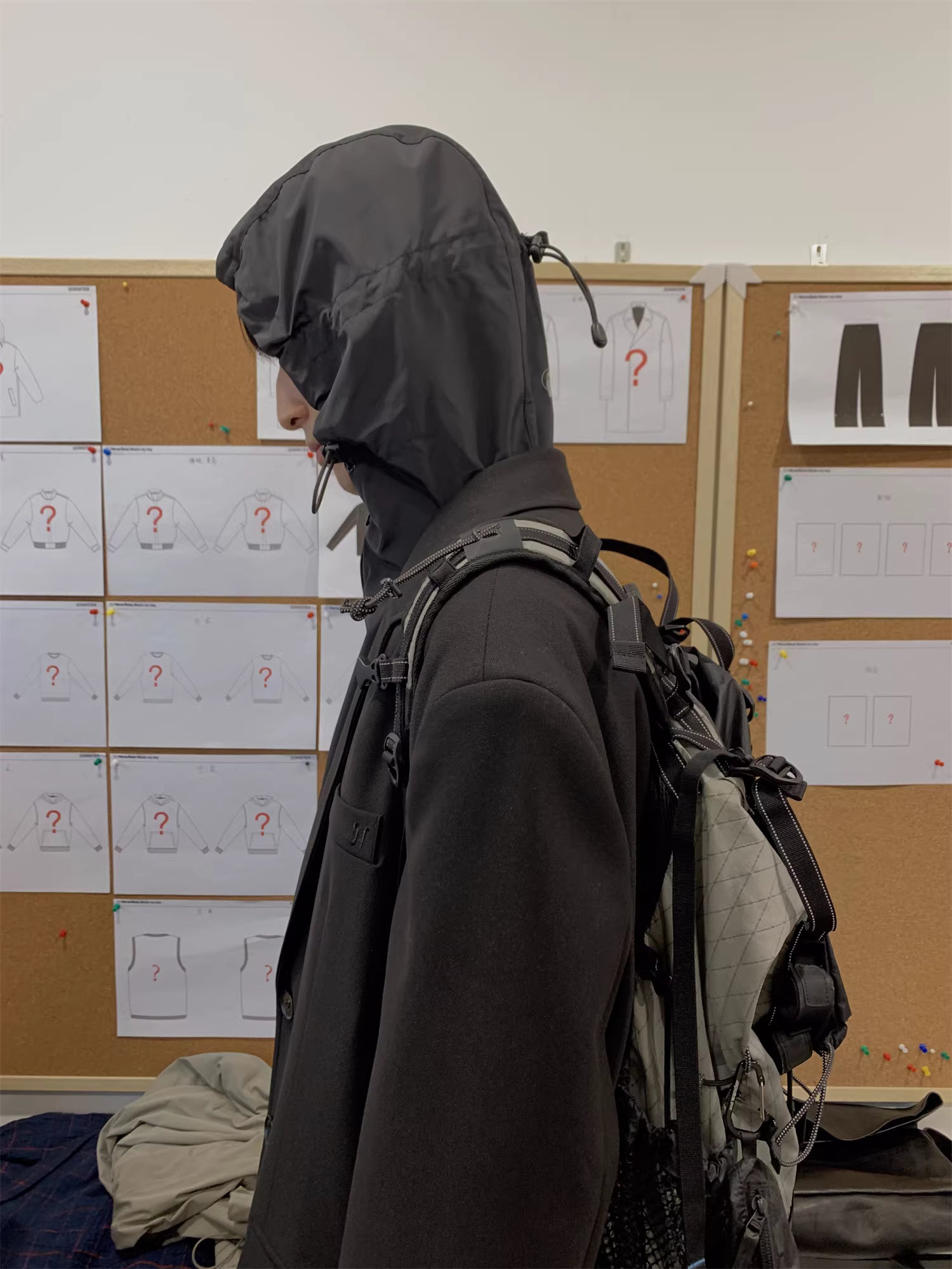 Technical Asymmetric Zip Windbreaker