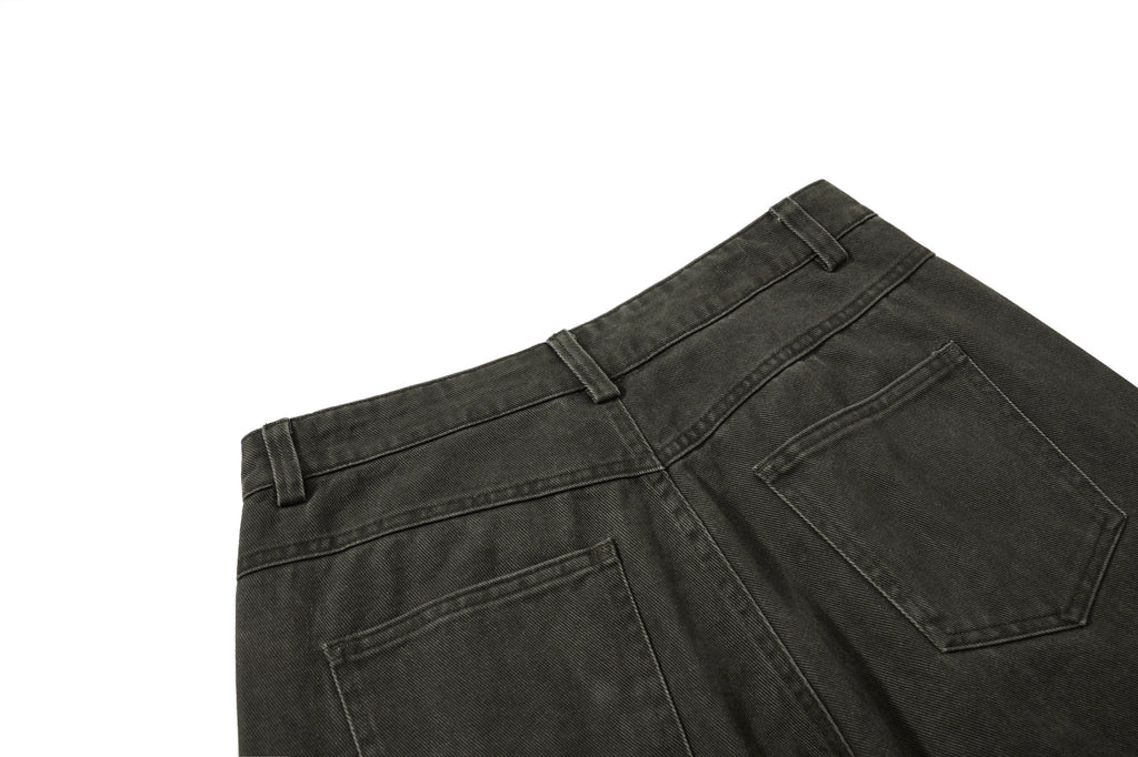 Removable Waistband Wide Leg Trousers