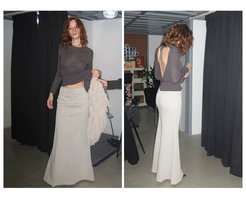 Meridian Flare Maxi Skirt