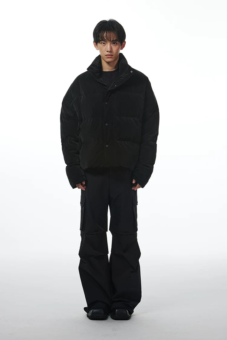 Essential High Collar Puffer Jacket