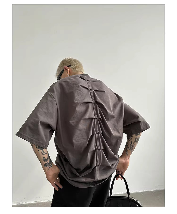 Spine-Pleat Hardware Industrial Tee