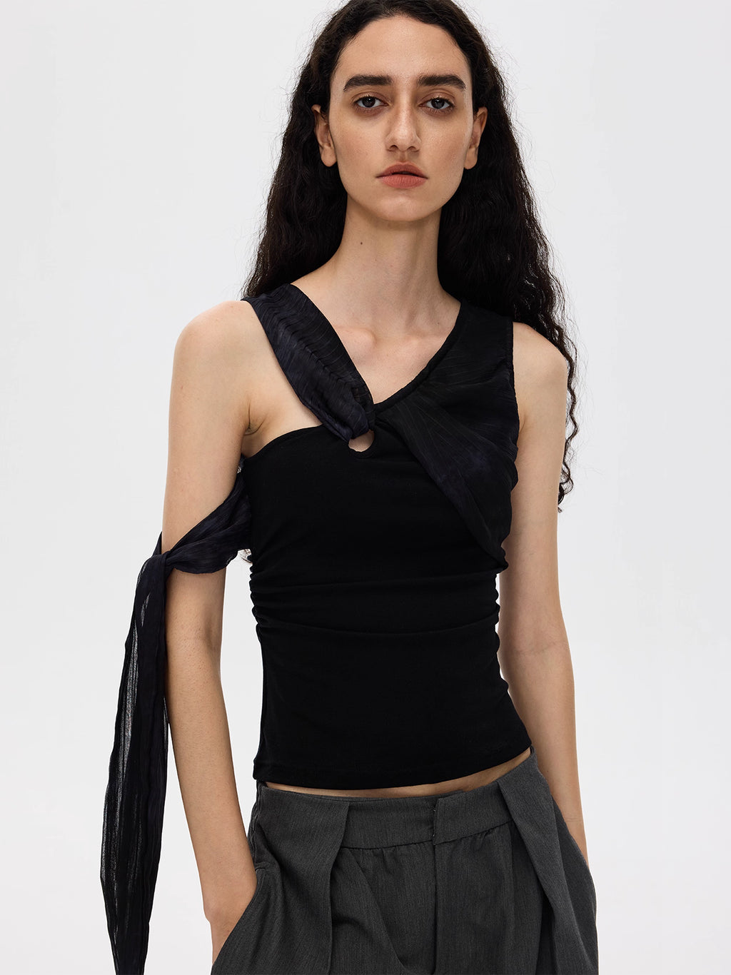 Halter Drape Top