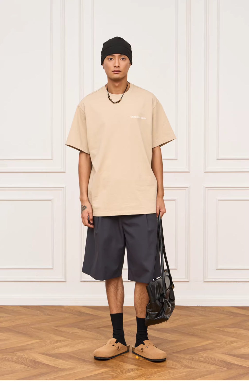 Interval Longline Pleated Suit Shorts