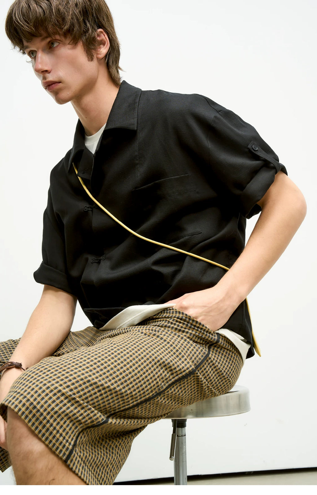 Gold Rush Hook Closure Shirt