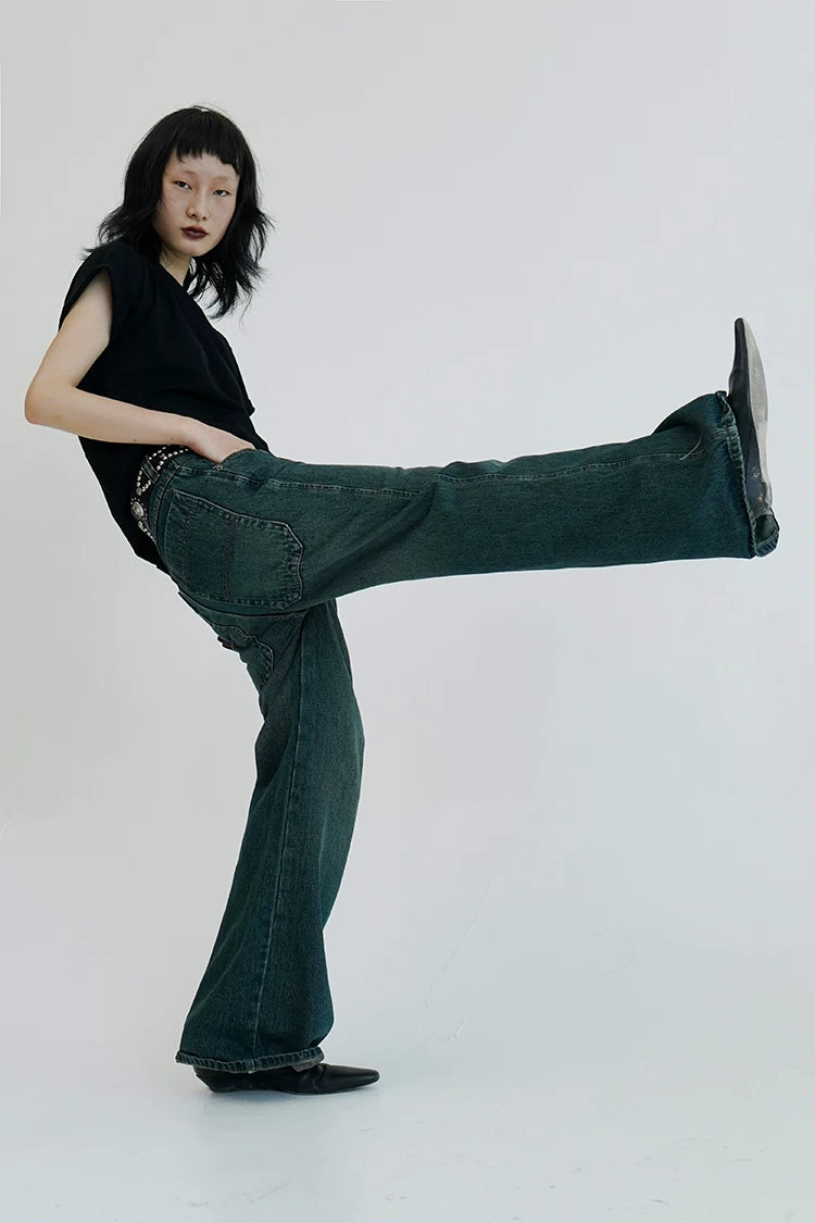 Lowlight Indigo Bootcut Denim