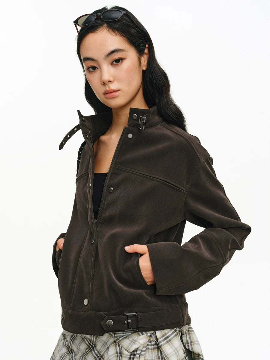 Strapline Cropped Jacket