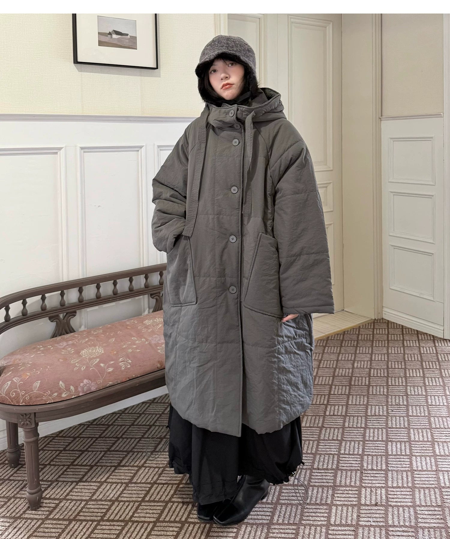 Shelter Oversized Hooded Puffer Coat