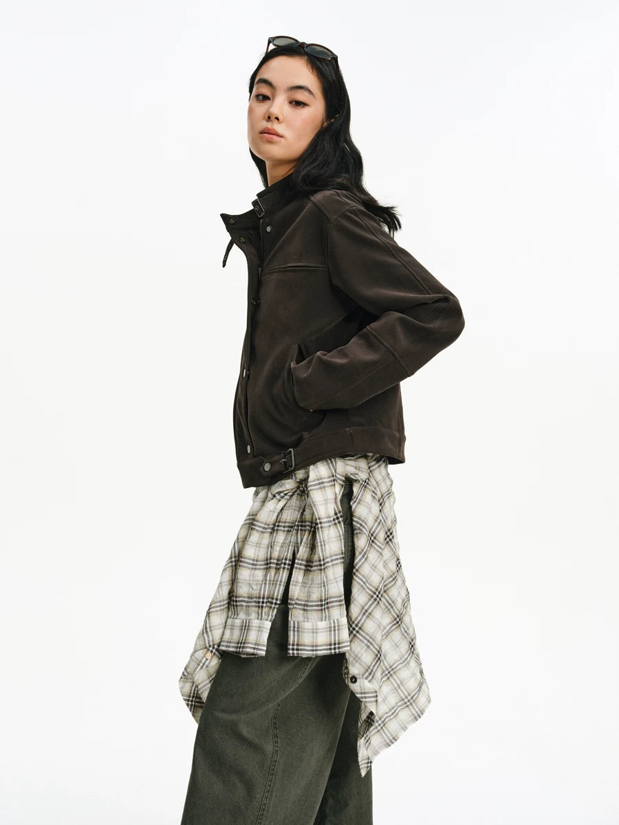 Strapline Cropped Jacket