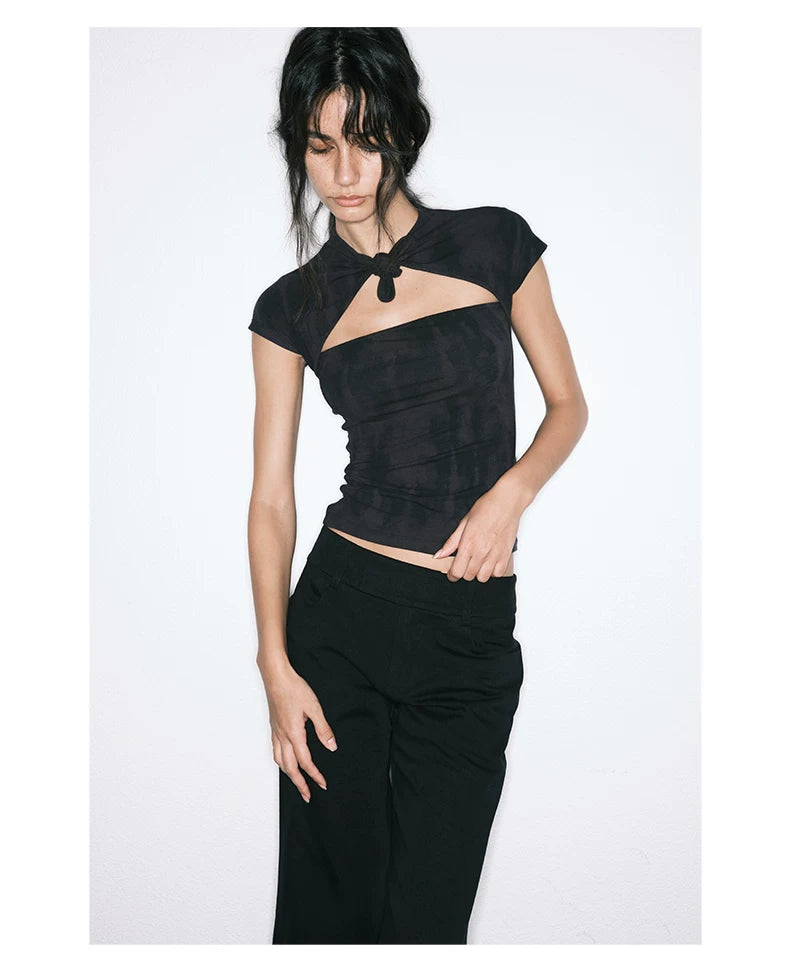 Contour Keyhole Top