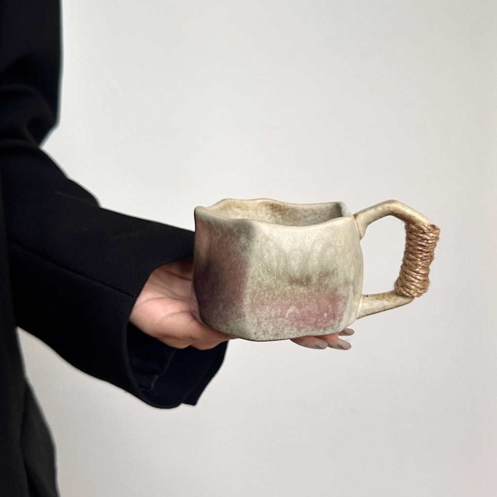 Sculptural Glazed Mug