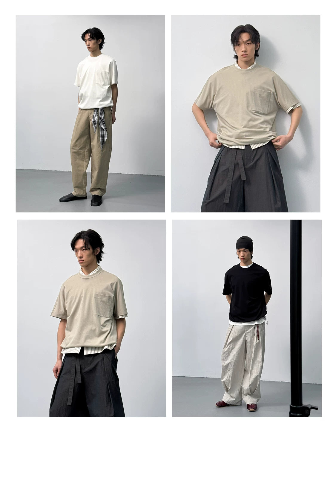 Triacetate Blend Pocket T-Shirt