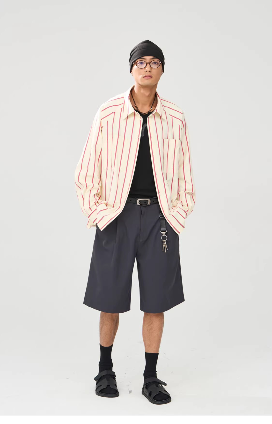 Interval Longline Pleated Suit Shorts