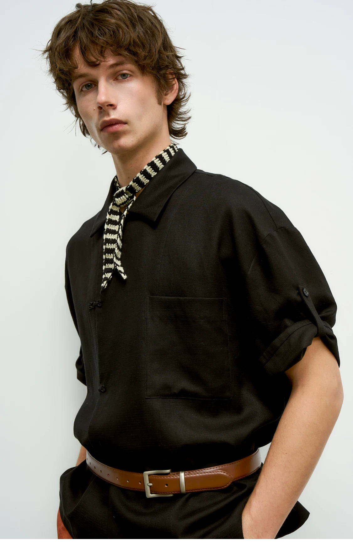 Gold Rush Hook Closure Shirt