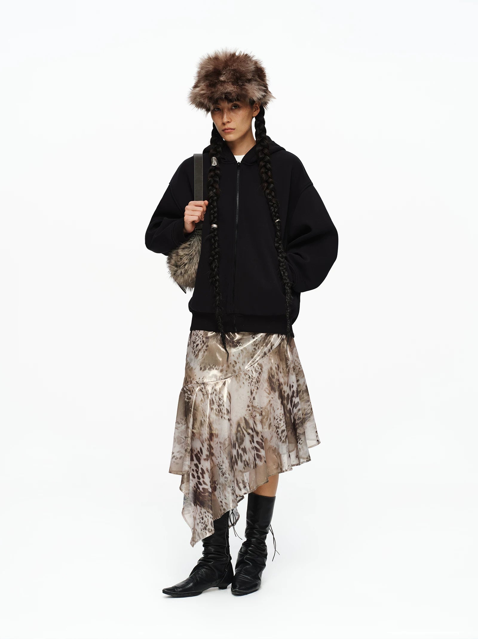 Contour Volume Zip Hoodie