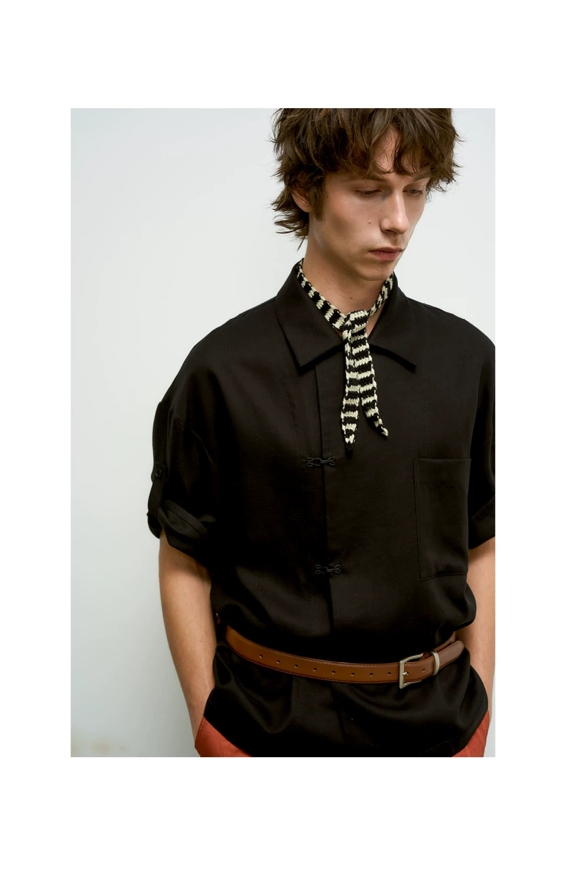 Gold Rush Hook Closure Shirt