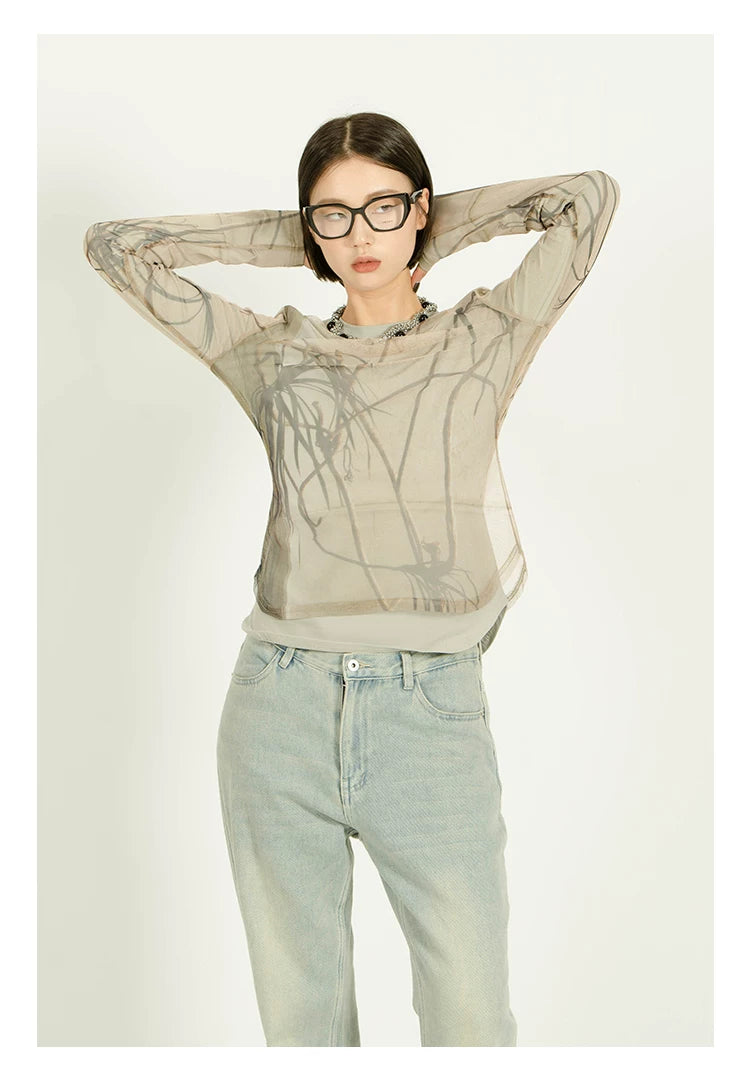 Afterimage Layered Mesh Top