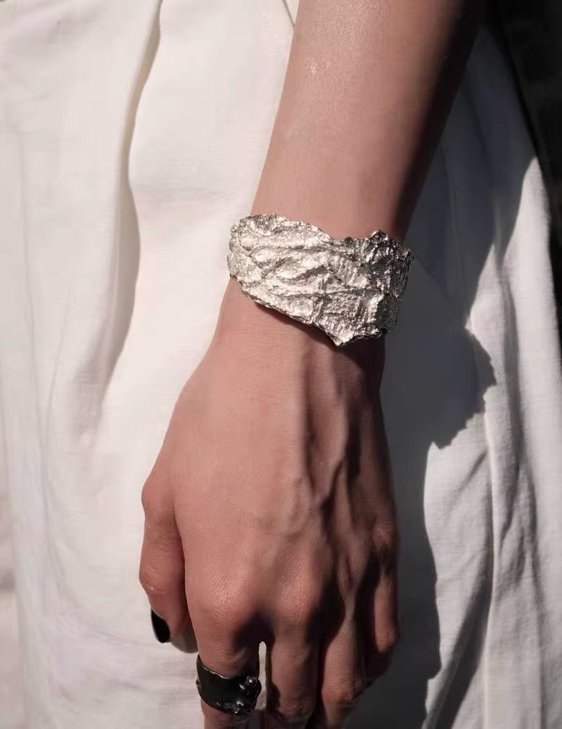 Echo Tectonic Cuff Bracelet