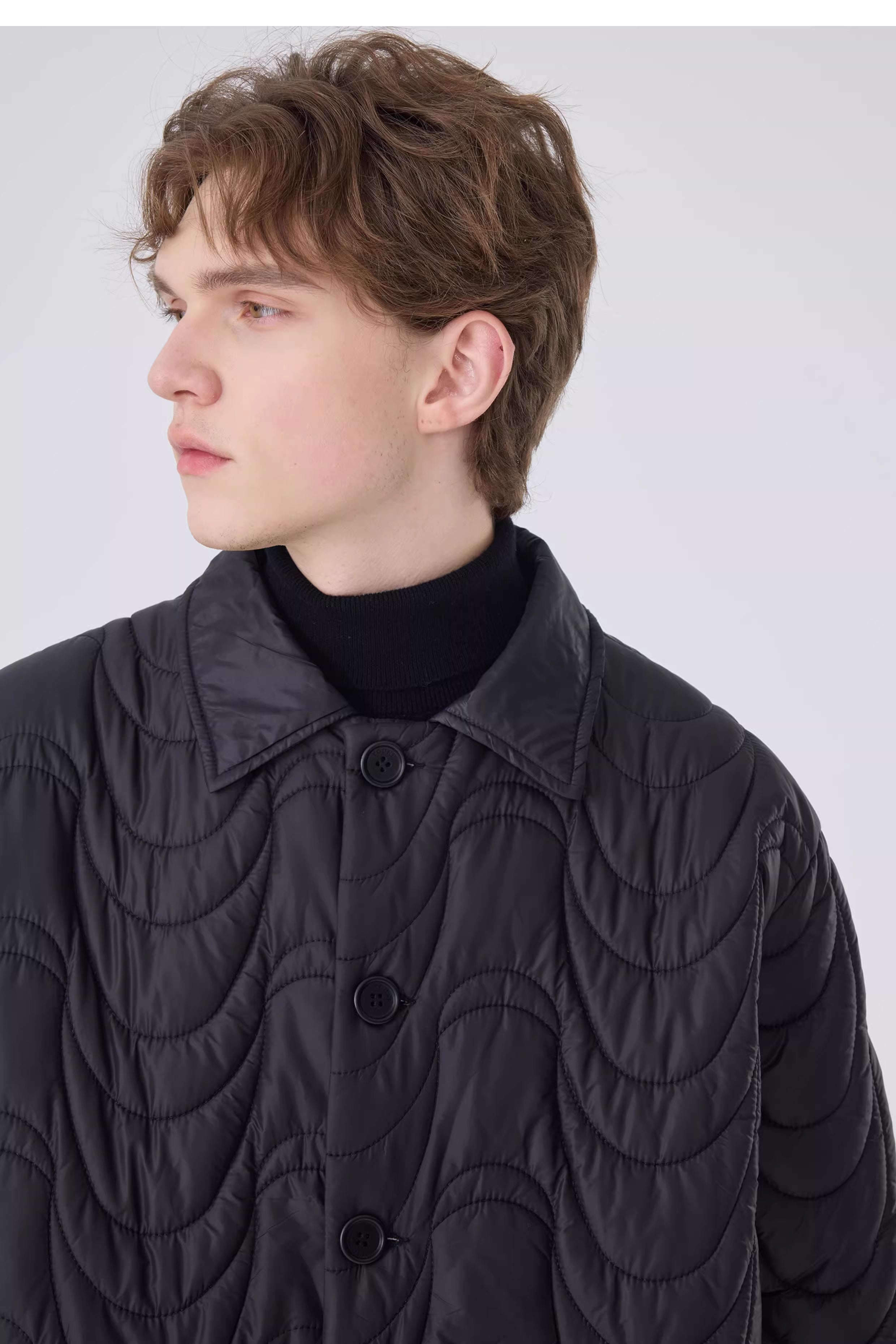 Obsidian Tide Quilted Parka
