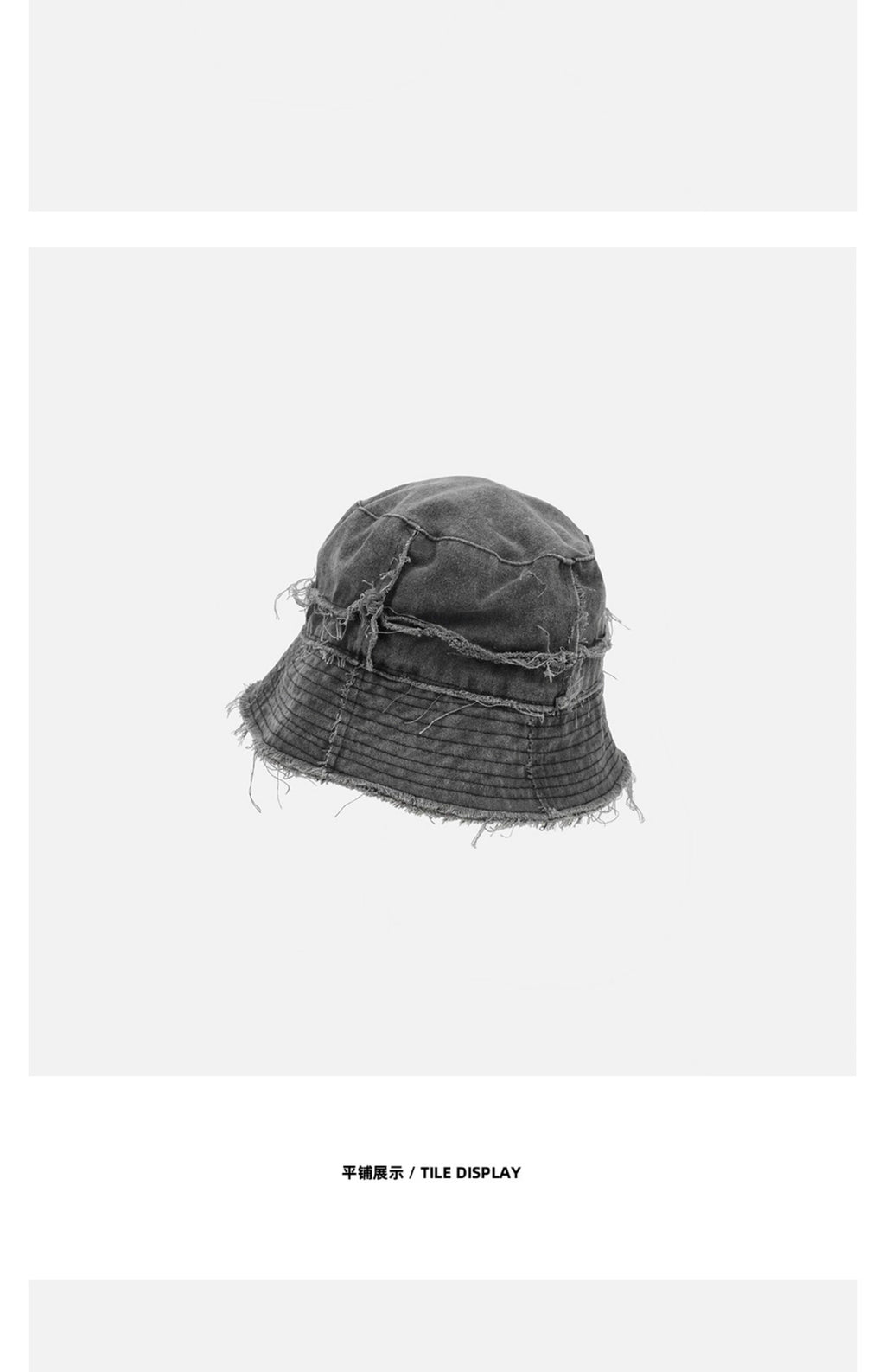 Frayed Edge Bucket Hat