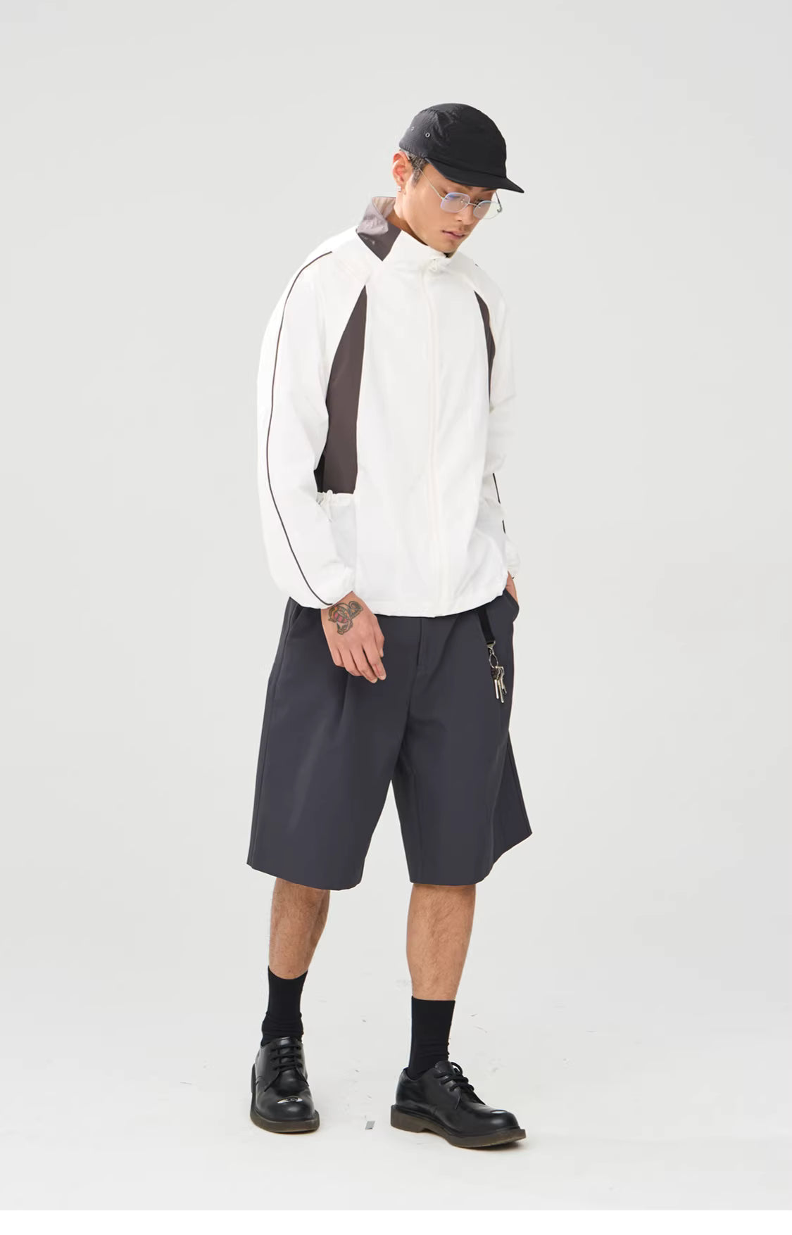 Interval Longline Pleated Suit Shorts