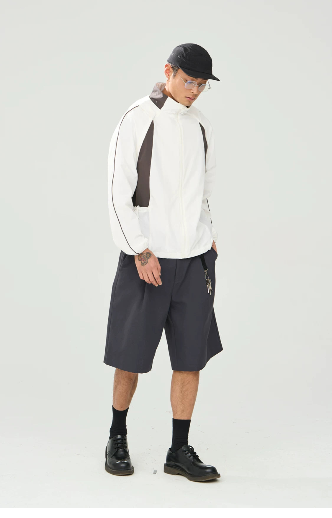Hollow-Core Tailored Shorts
