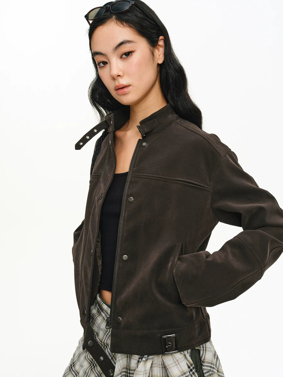 Strapline Cropped Jacket