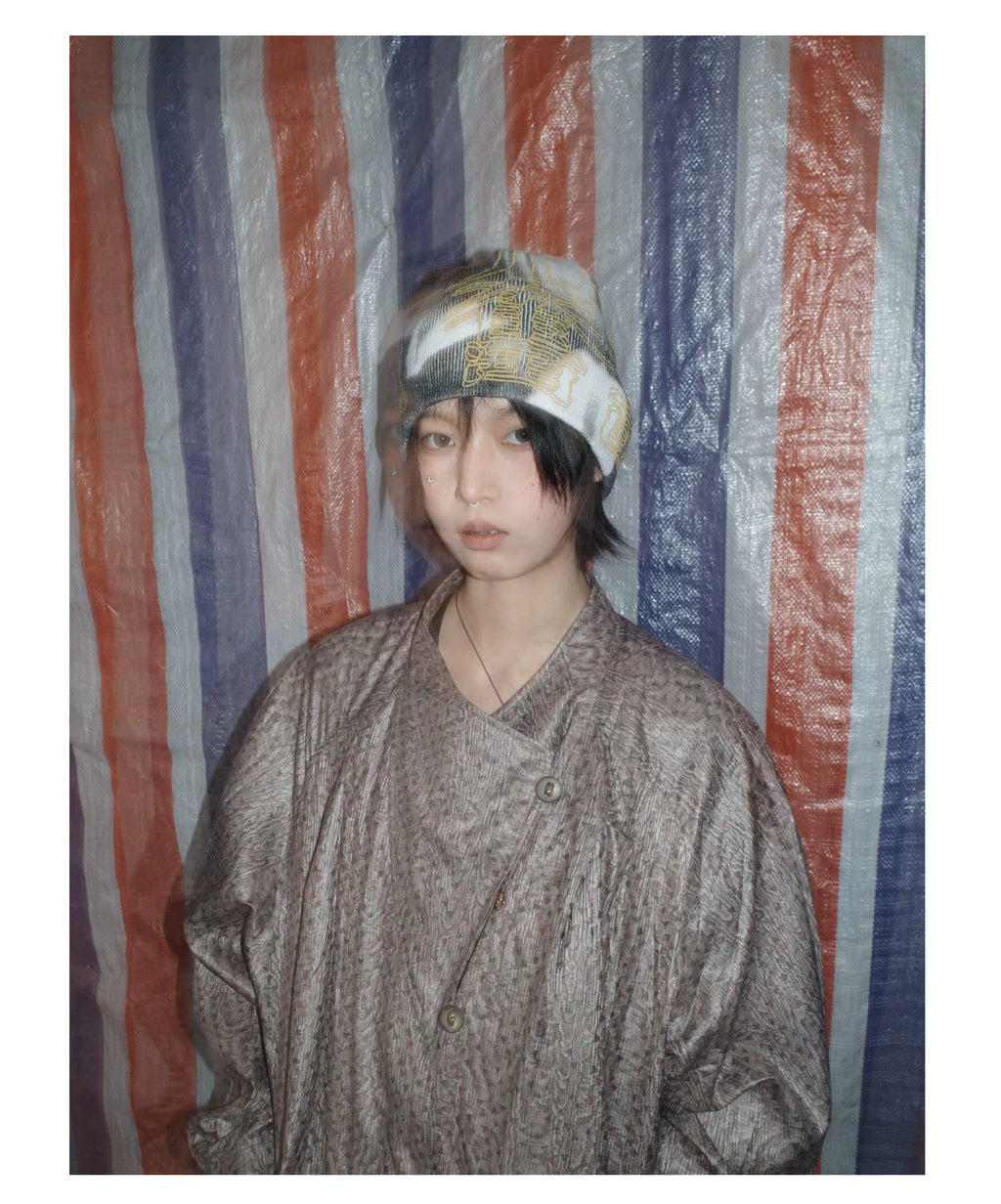 尤奋 Euphoria All-Over Graphic Knitted Beanie