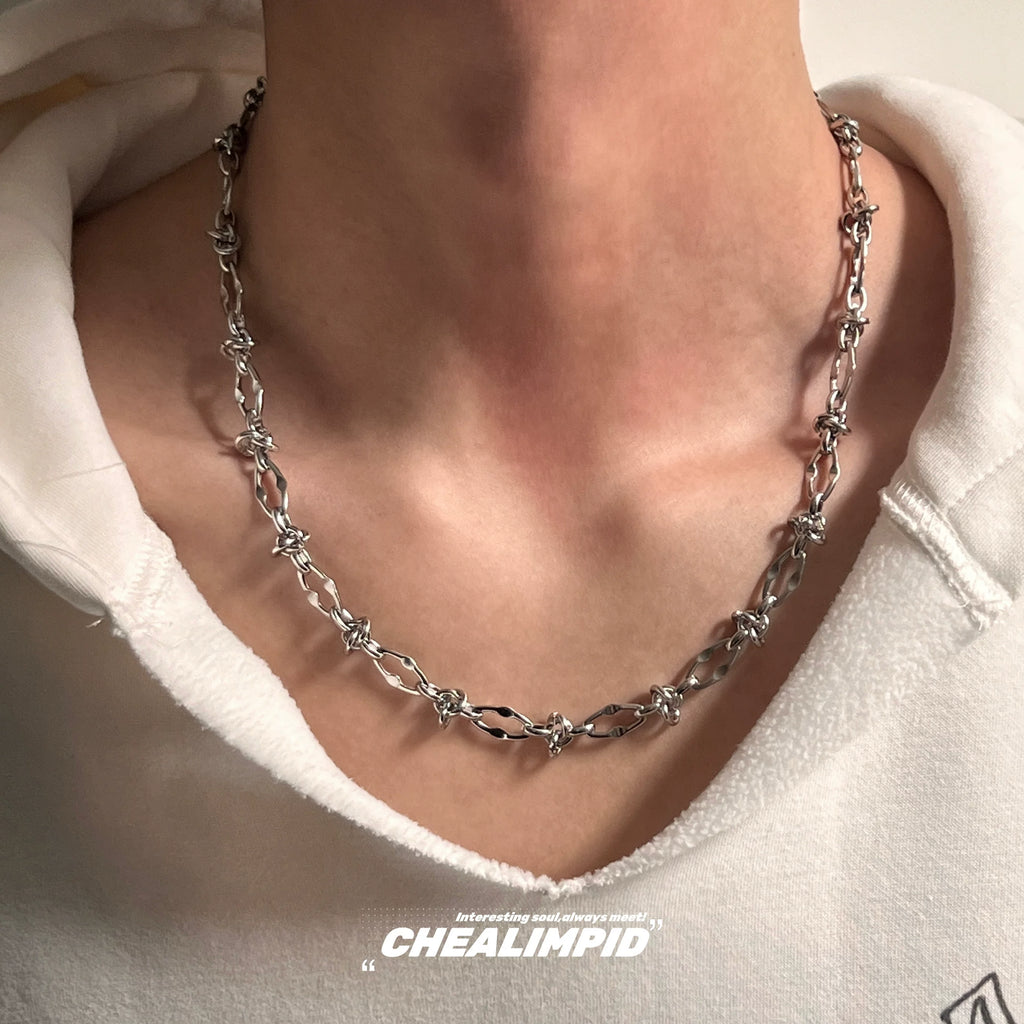 Barbed Link Chain Necklace