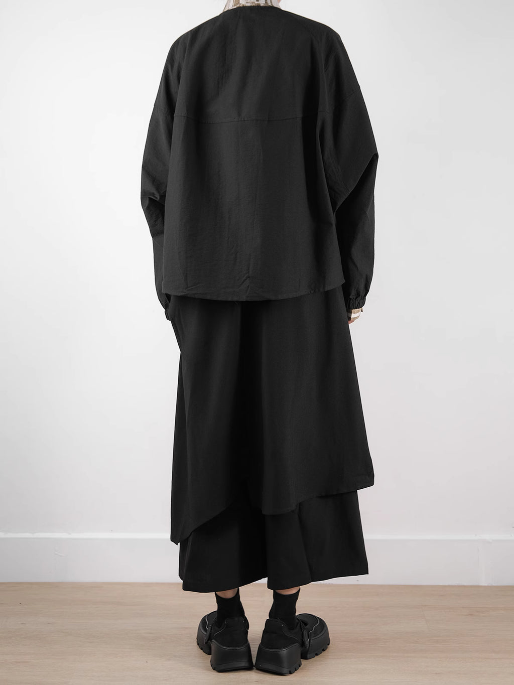 Deconstructed Drape Trouser Skirt