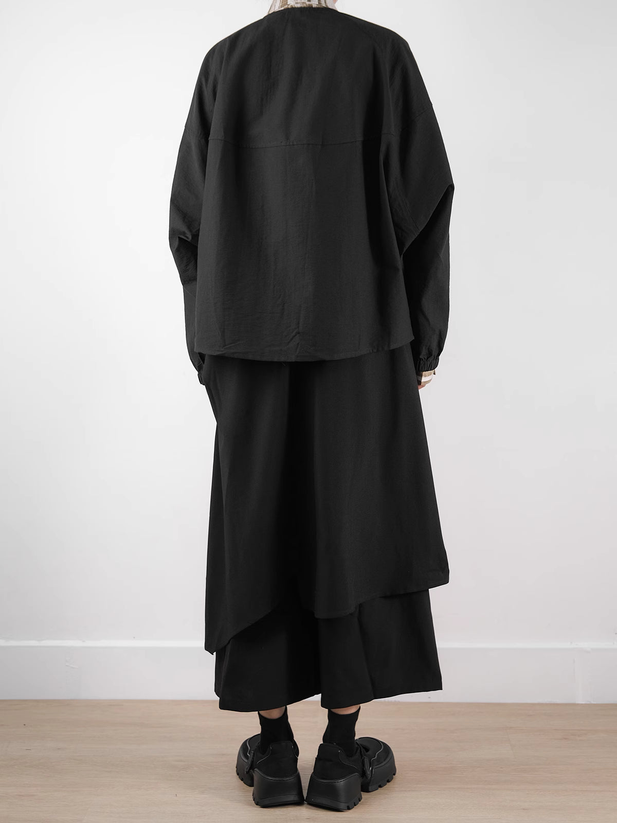 Deconstructed Drape Trouser Skirt